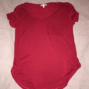 Simple red tee